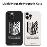 Attack on Titan Wings of Freedom Magsafe Phone Case Silicone Case
