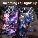 Mobile Suit Gundam Glowing LED Phone Case Light Up Anime Phone Case
