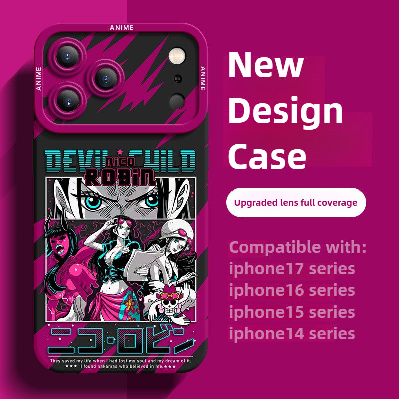 Funda protectora de silicona para iPhone de ONE PIECE