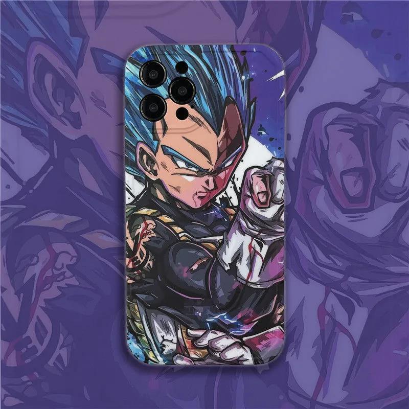 Dragon Ball Goku Saiyan Silicone Apple Anime Case for Iphone