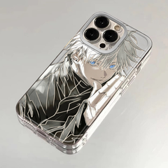 Gojo Clear Anime Phone Case Anti-drop