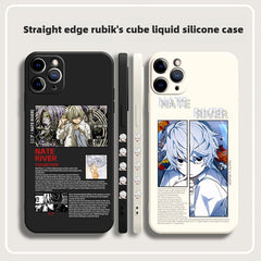 Death Note Nate River Silicone Anime Phone Case Is Suitable for Apple Iphone Series