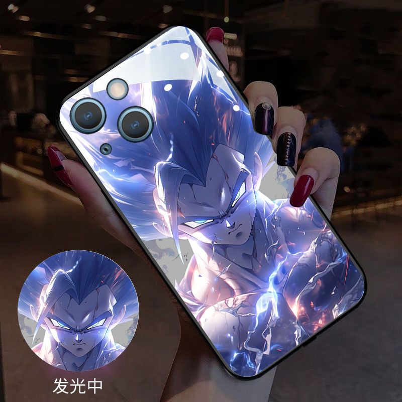 Apple Saiyan RGB Phone Case for IPhone Caller Luminous