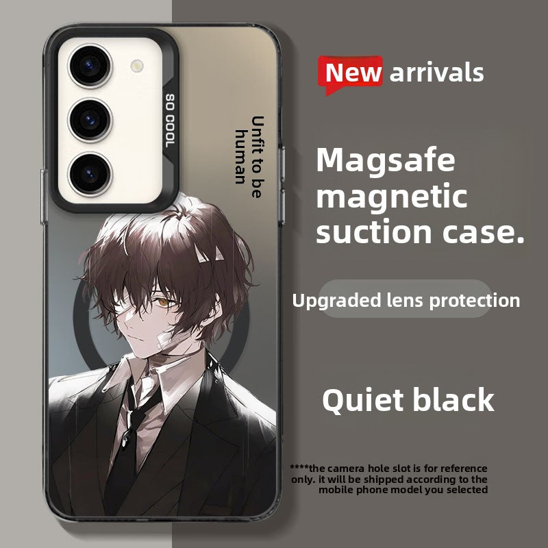 Bungo Stray Dogs Nakahara Chuuya Magnetic Silicone Shockproof Phone Case For Samsung