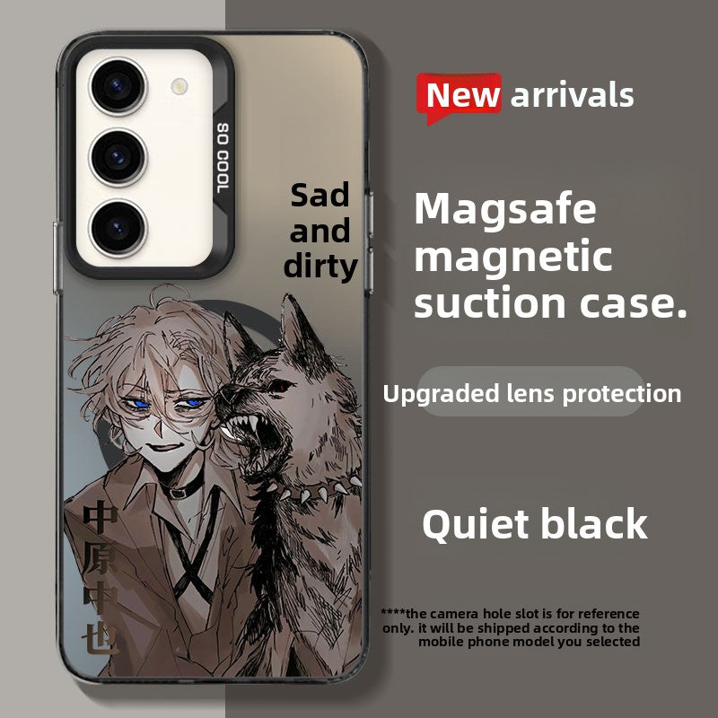 Bungo Stray Dogs Nakahara Chuuya Magnetic Silicone Shockproof Phone Case For Samsung