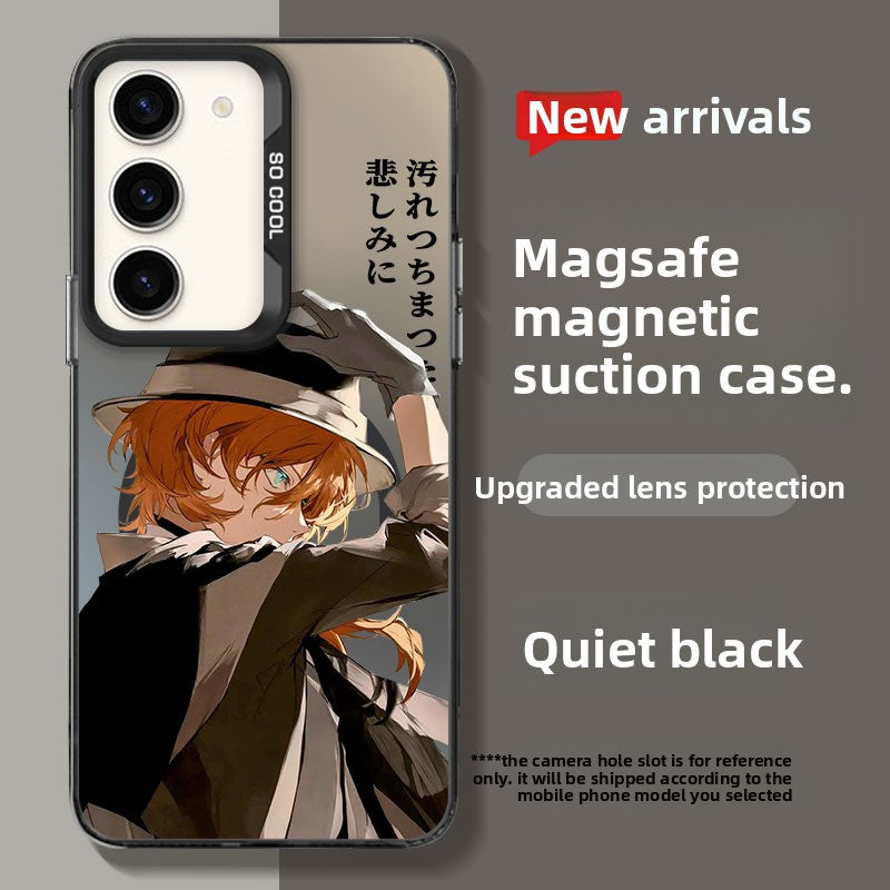 Bungo Stray Dogs Nakahara Chuuya Magnetic Silicone Shockproof Phone Case For Samsung