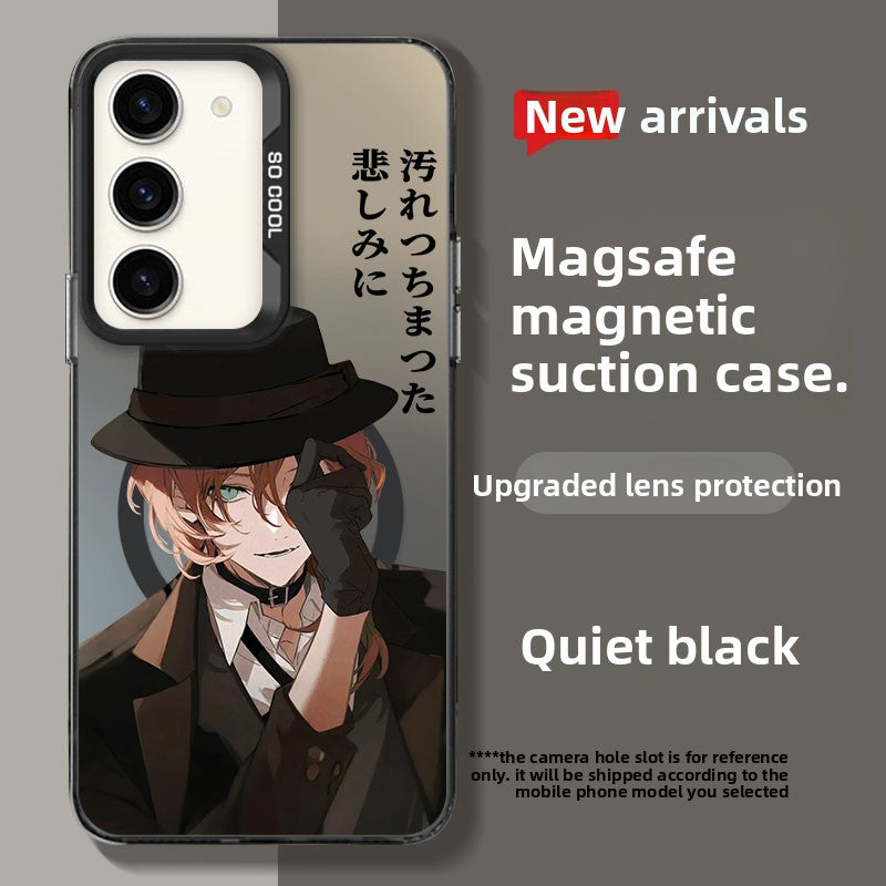 Bungo Stray Dogs Nakahara Chuuya Magnetic Silicone Shockproof Phone Case For Samsung