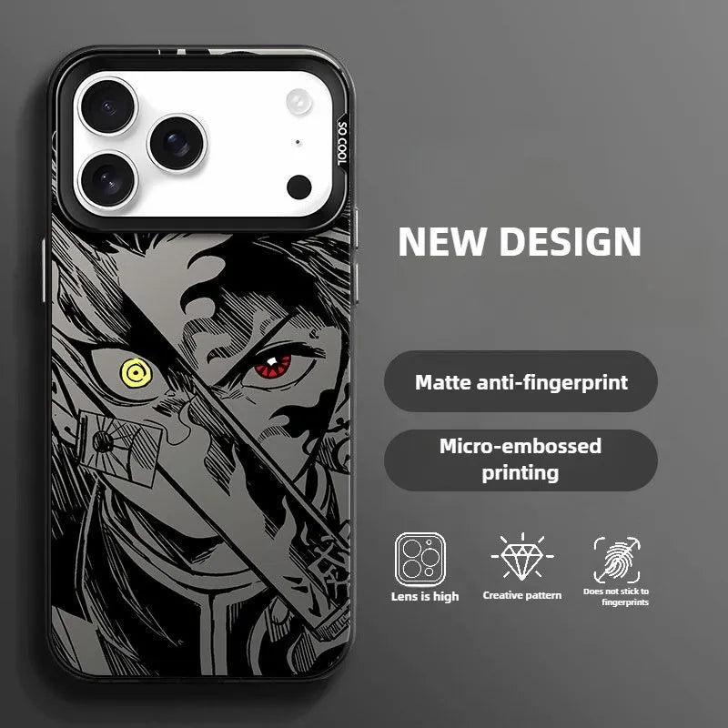 Funda de silicona suave para iPhone 17 de Anime Uchiha Sasuke