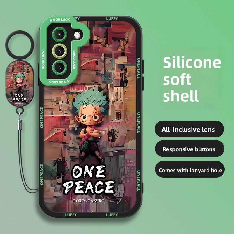 One Piece Samsung Flip Phone Case with Camera Lens Protection