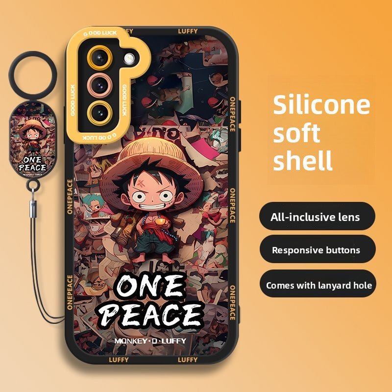 One Piece Samsung Flip Phone Case with Camera Lens Protection