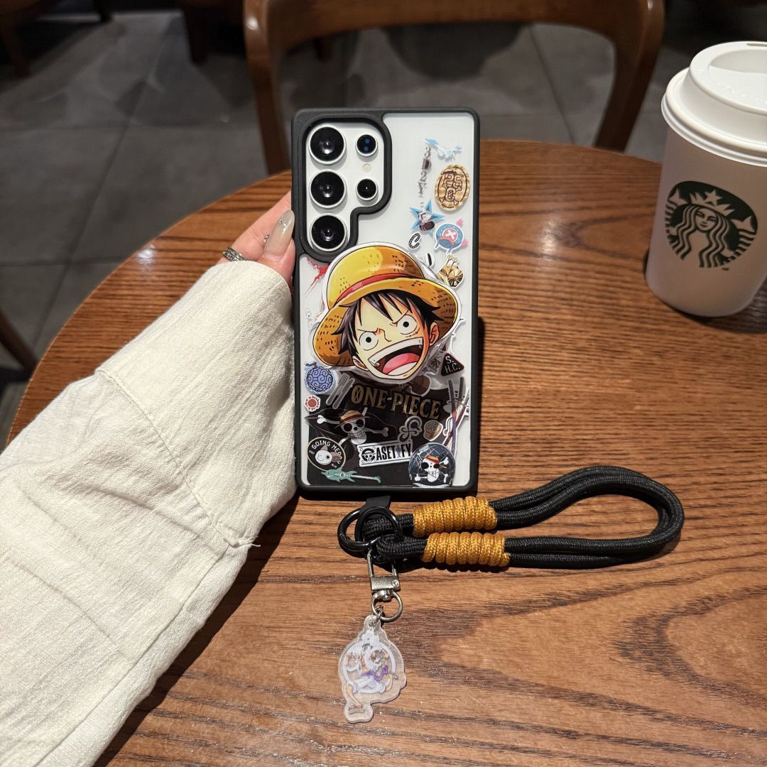 One Piece Luffy Magnetic Clear Hard Case for The Samsung Galaxy