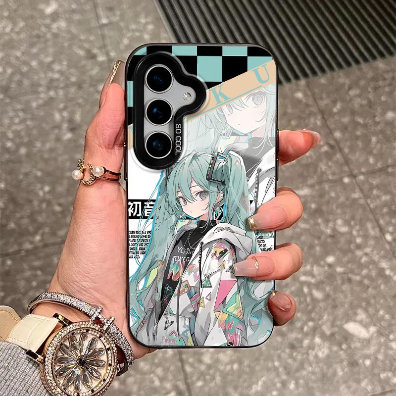 Hatsune Miku Aesthetic Graphic Soft TPU Case for Samsung Phones