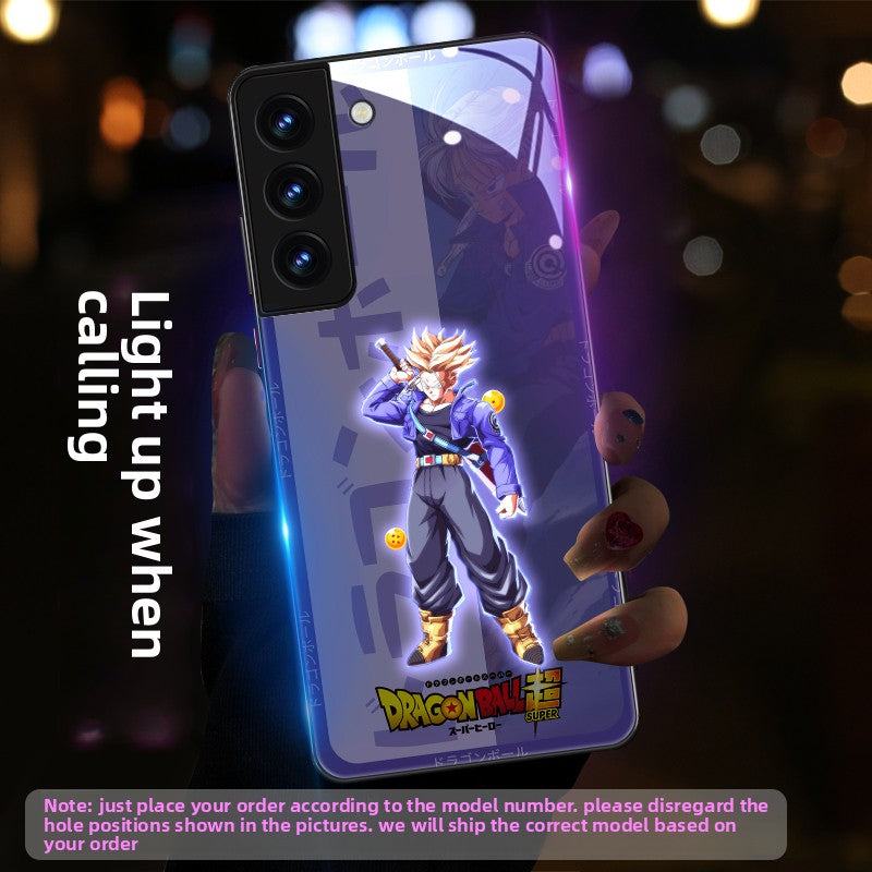 Dragon Ball Goku Glass Phone Case For Samsung Mobile Phones