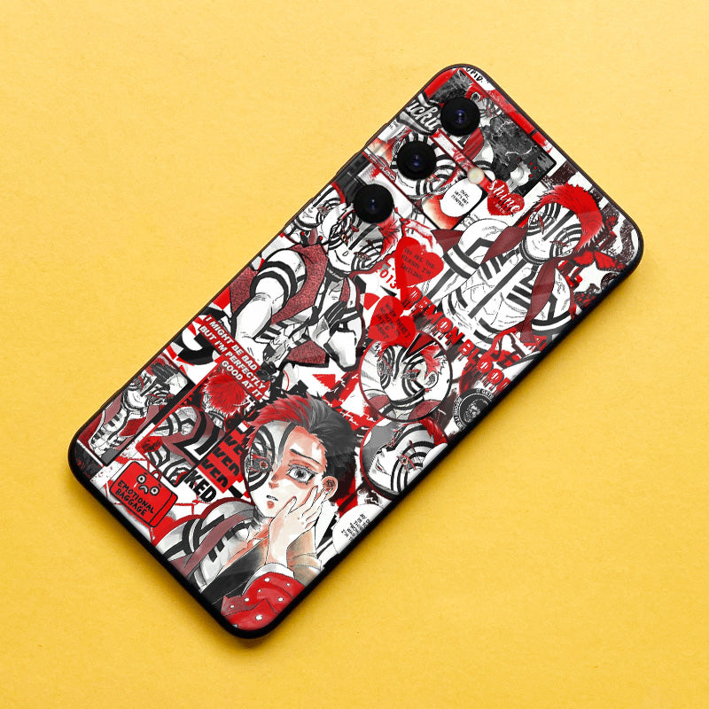 Demon Slayer: Kimetsu no Yaiba Frosted Silicone Phone Case For Samsung