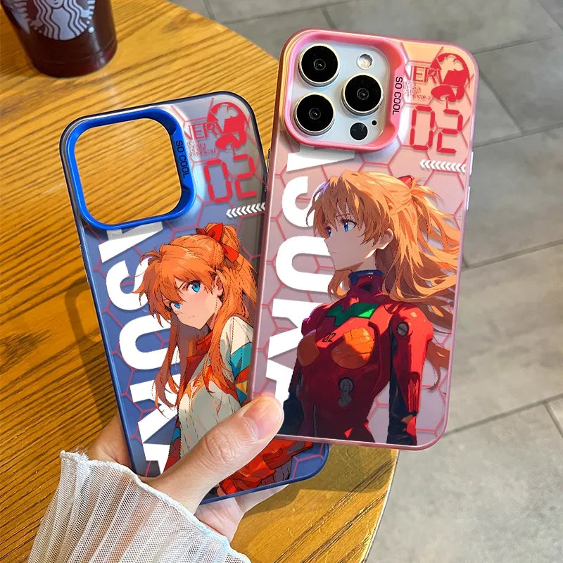 Neon Genesis Evangelion Asuka Phone Case NGE Anime Case