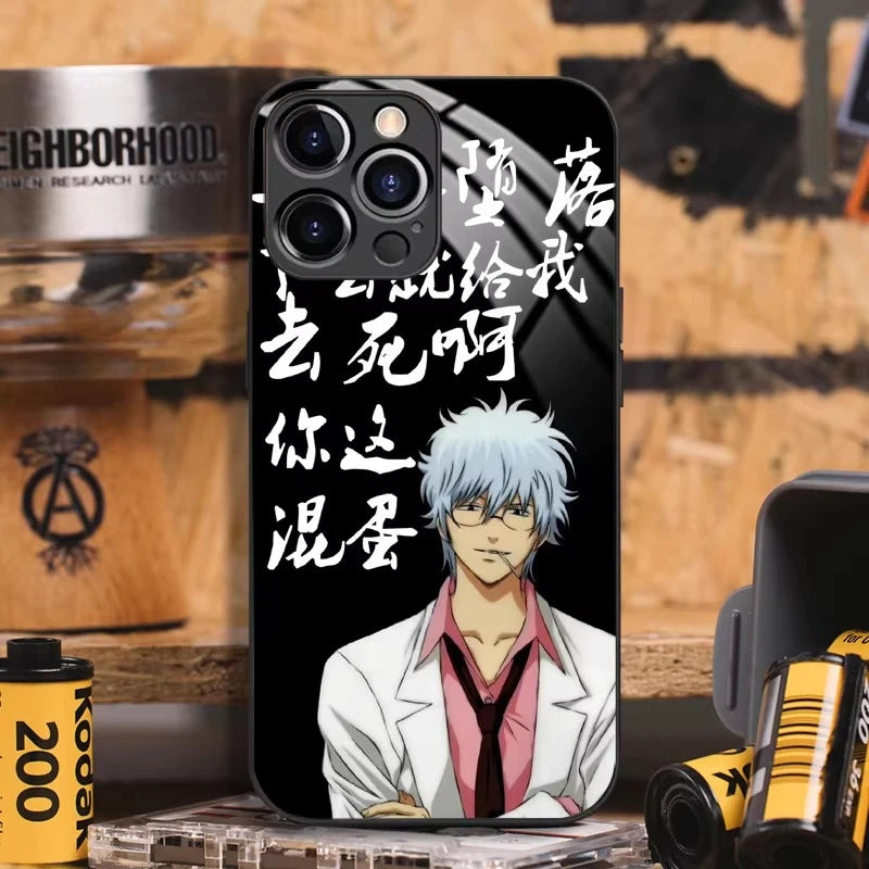 Funda de silicona para teléfono con el anime Death Note Nate River