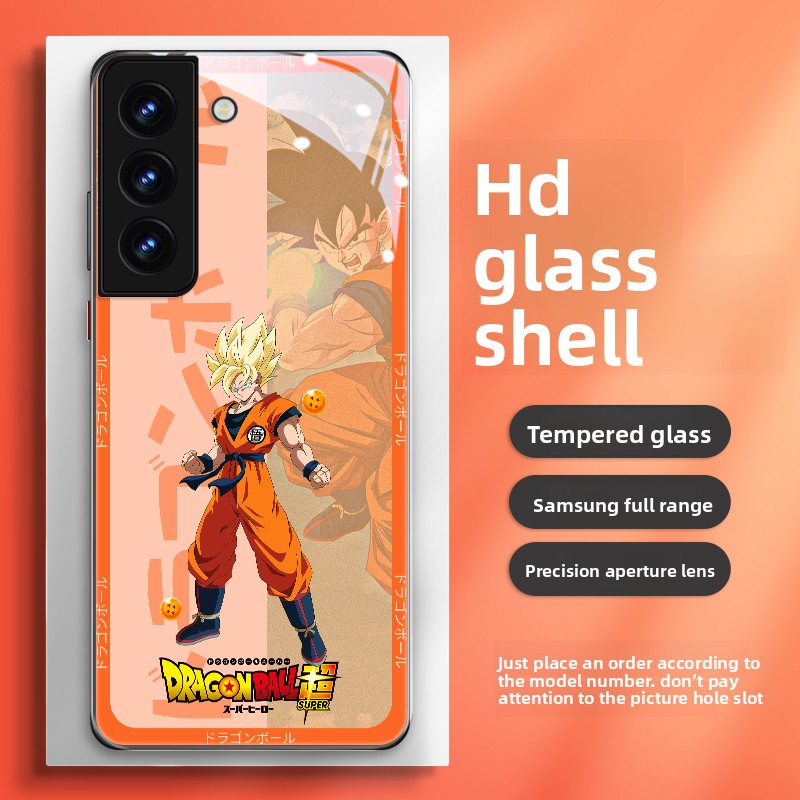 Dragon Ball HD Clear Glass Case for The Samsung Galaxy