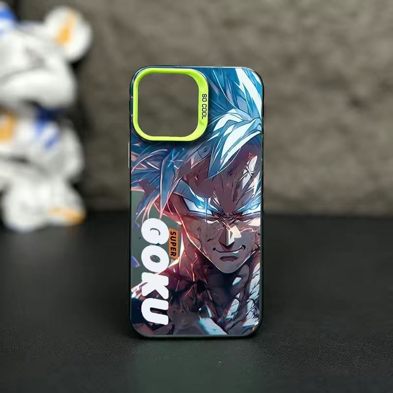 Dragon Ball Super Blue Goku Anime Phone Case for Apple IPhone