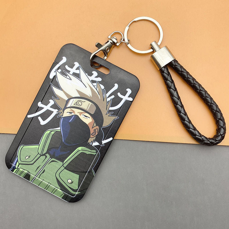 Hokage Cartoon Campus Card Holder Student Bus Badge Holder