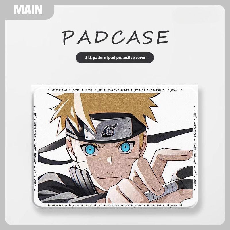 2025 Naruto Sasuke iPad Tablet Case Silk - HelloAnimeCases