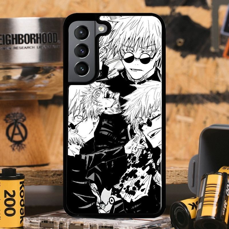 Jujutsu Kaisen Satoru Gojo Full-Wrap Shockproof Soft Case for The Samsung Phones