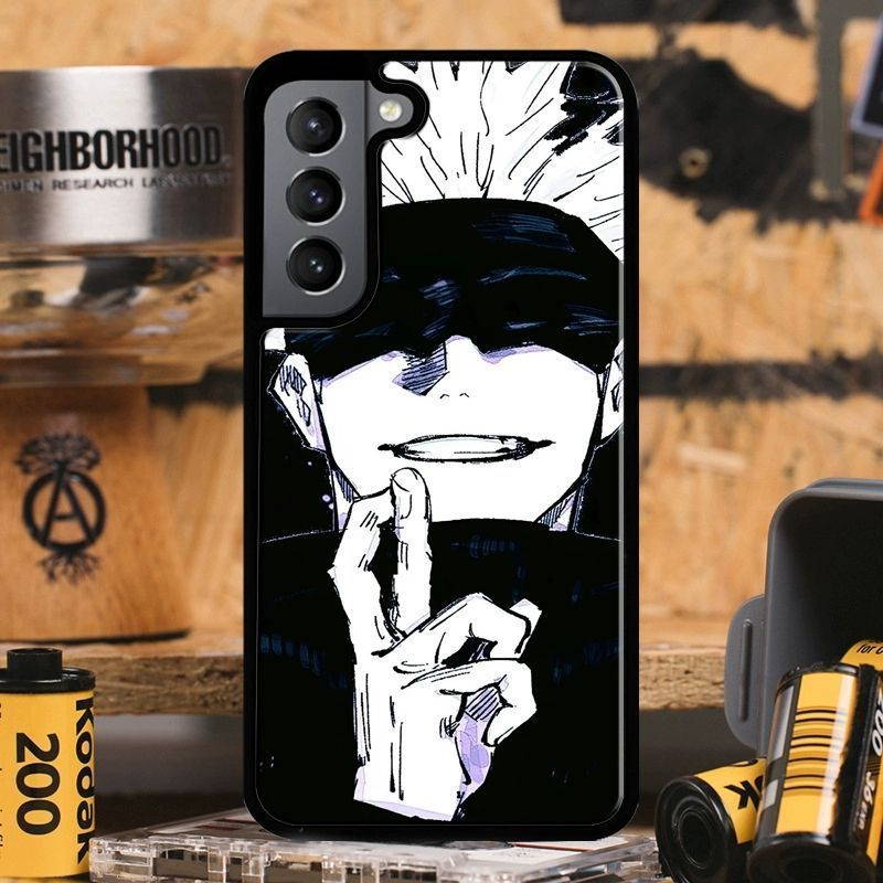Jujutsu Kaisen Satoru Gojo Full-Wrap Shockproof Soft Case for The Samsung Phones