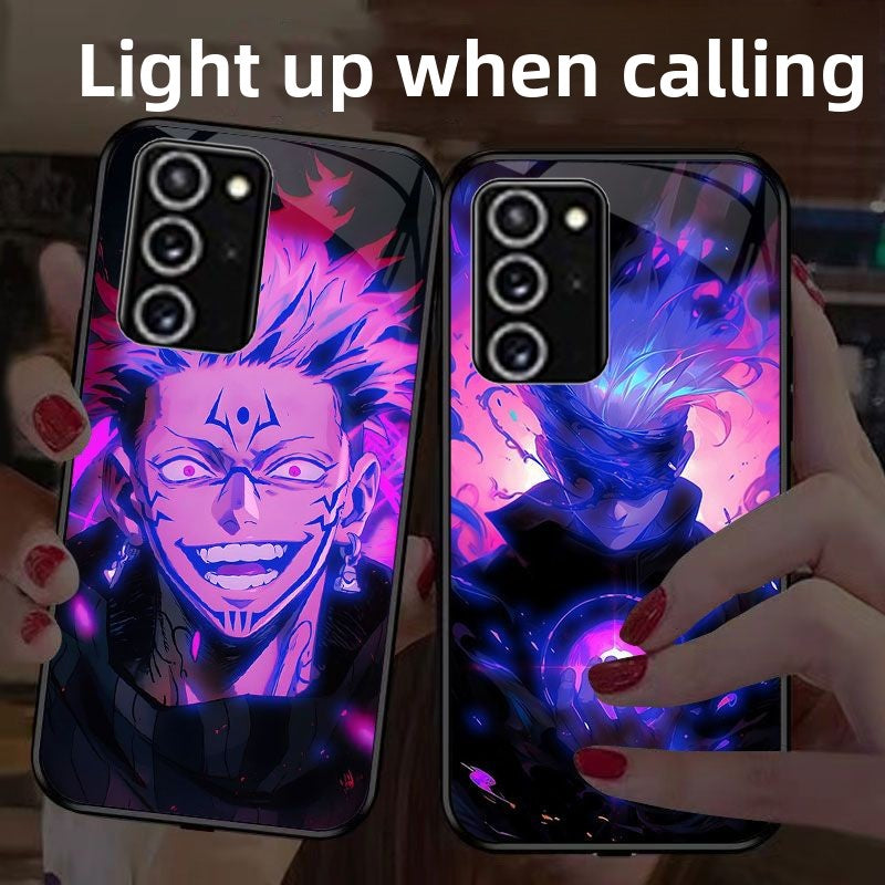 Jujutsu Kaisen LED Light-up Incoming Call Flash Case  for Samsung Phones