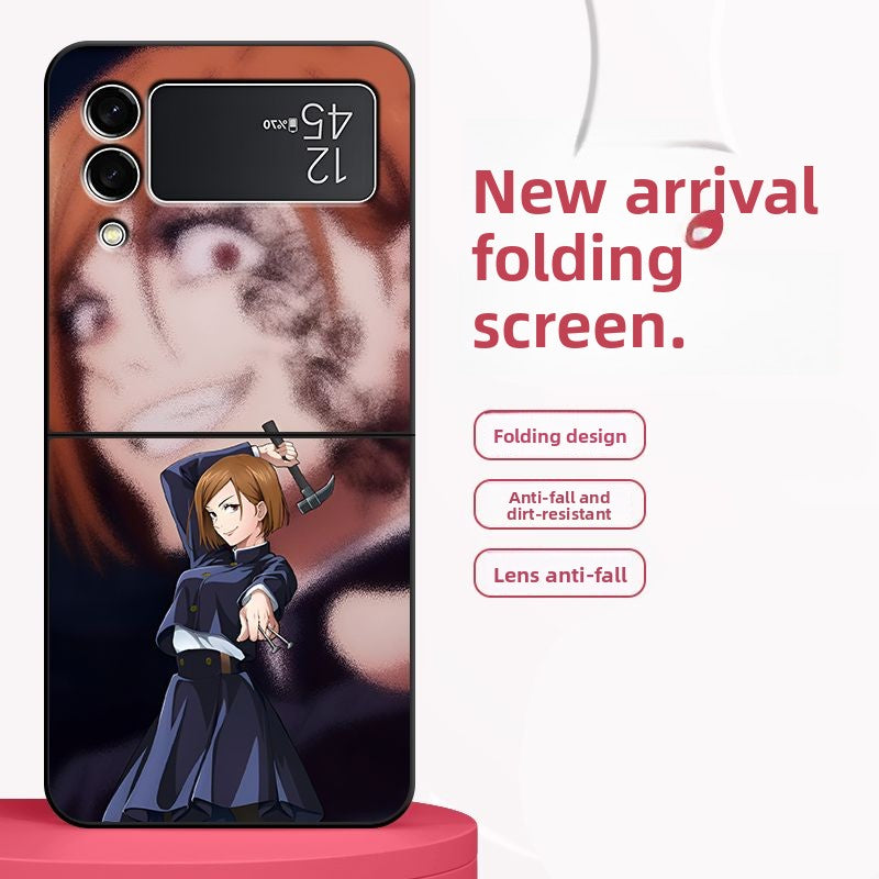 Jujutsu Kaisen Foldable Hard Phone Case For Samsung Flip