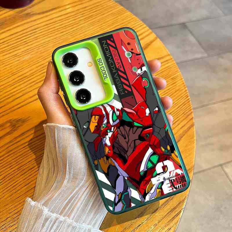 Neon Genesis Evangelion Matte Finish Samsung Flip Phone Case