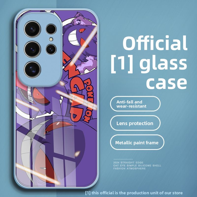 Pokémon Gengar HD Tempered Glass Phone Case for The Samsung Galaxy