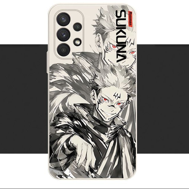 Jujutsu Kaisen All-inclusive Liquid Silicone Samsung Galaxy Phone Cases