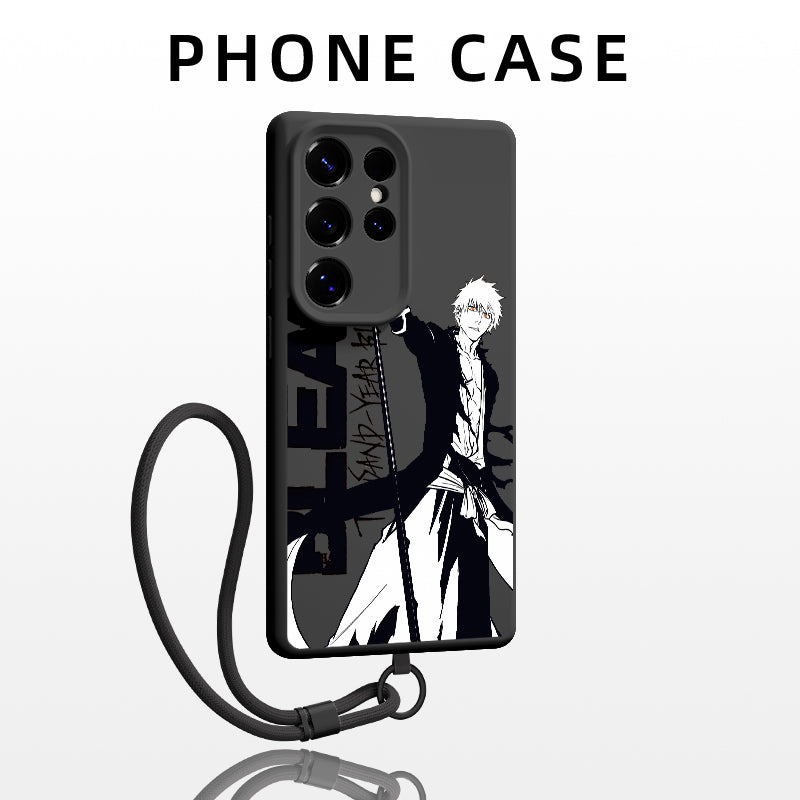 Bleach Ichigo Kurosaki Magnetic Silicone Phone Case For Samsung Mobile Phones