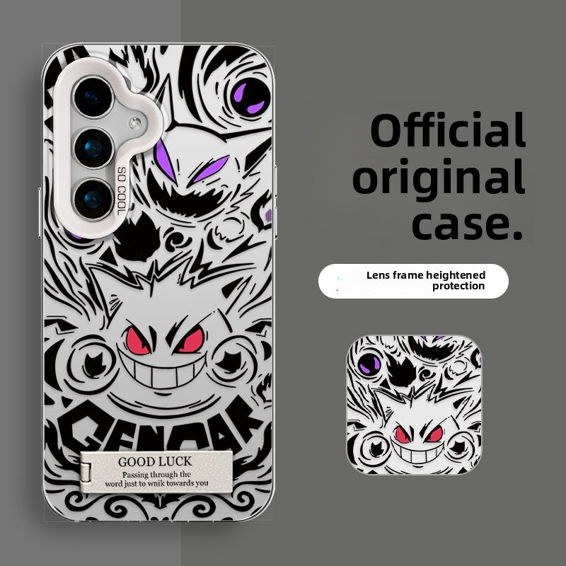 Pokemon Gengar Full-Wrap Shockproof Soft Phone Case for The Samsung Galaxy