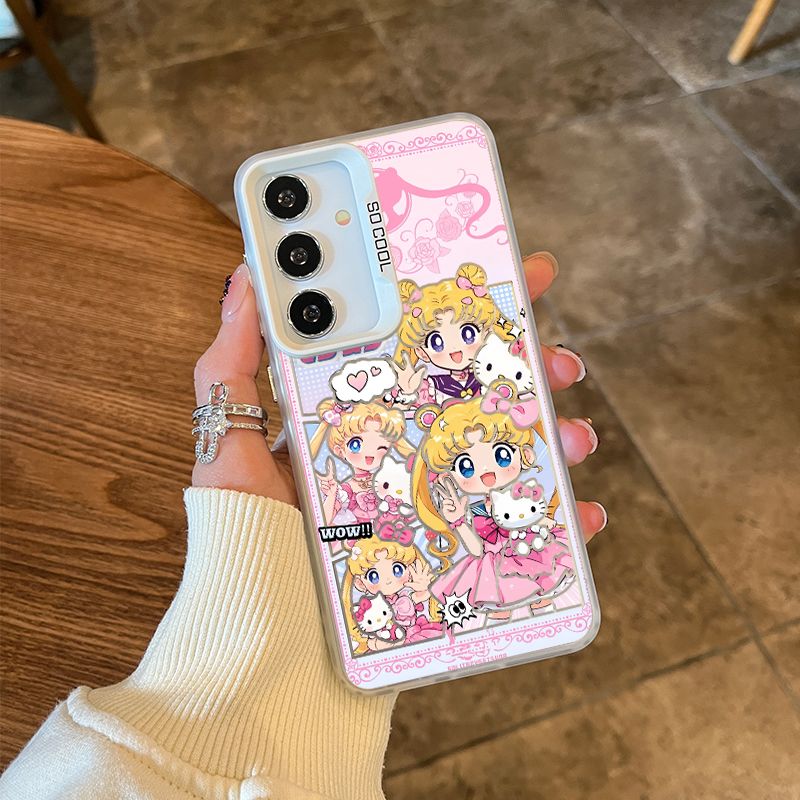 Sailor Moon Frosted Phone Case For Samsung Mobile Phones