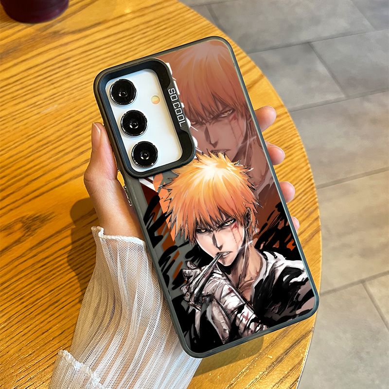 Bleach Ichigo Kurosaki Matte Shockproof Phone Case for Samsung
