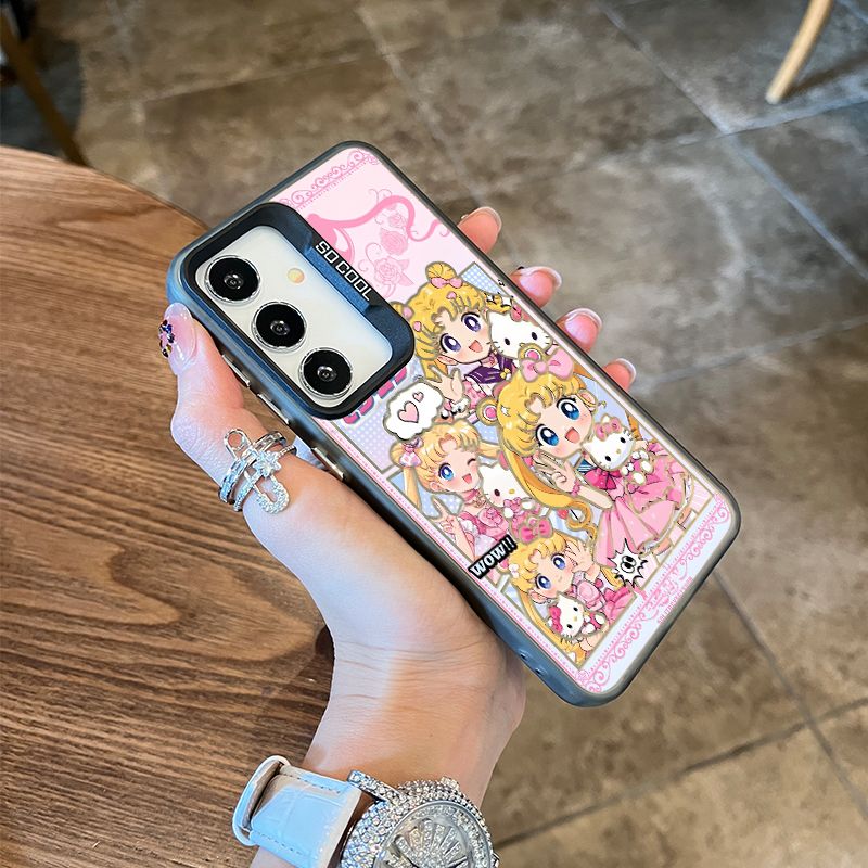 Sailor Moon Frosted Phone Case For Samsung Mobile Phones