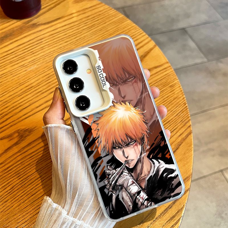 Bleach Ichigo Kurosaki Matte Shockproof Phone Case for Samsung