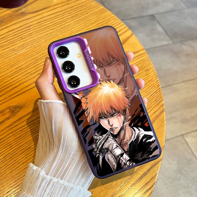Bleach Ichigo Kurosaki Matte Shockproof Phone Case for Samsung