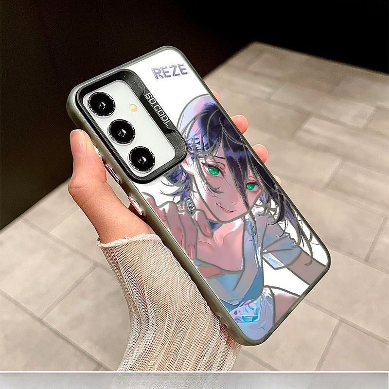 Chainsaw Man Reze Matte Shockproof Phone Case for The Samsung Galaxy