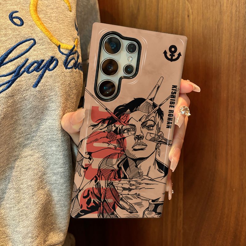 JoJo Matte Finish Square Full-Wrap Hard Phone Case for The Samsung Galaxy