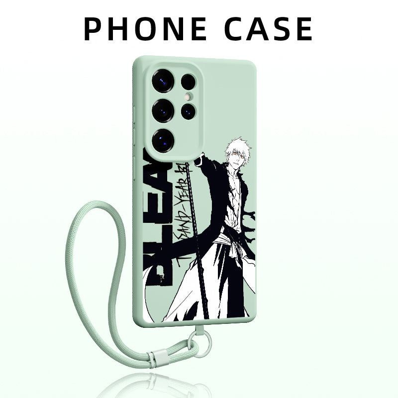 Bleach Ichigo Kurosaki Magnetic Silicone Phone Case For Samsung Mobile Phones