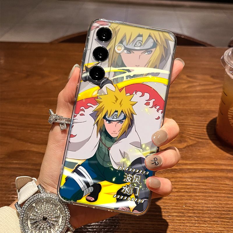 Naruto Minato Namikaze Soft TPU Clear Phone Case for Samsung Phones