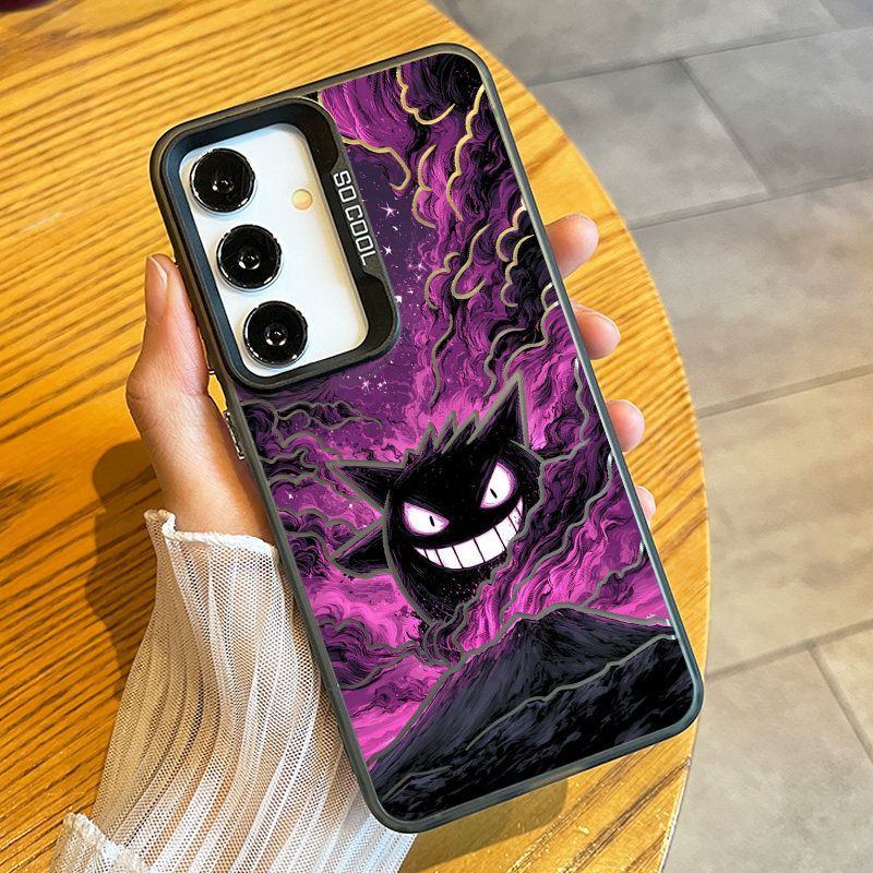 Pokemon Gengar Matte Shockproof Case for Samsung Mobile Phones