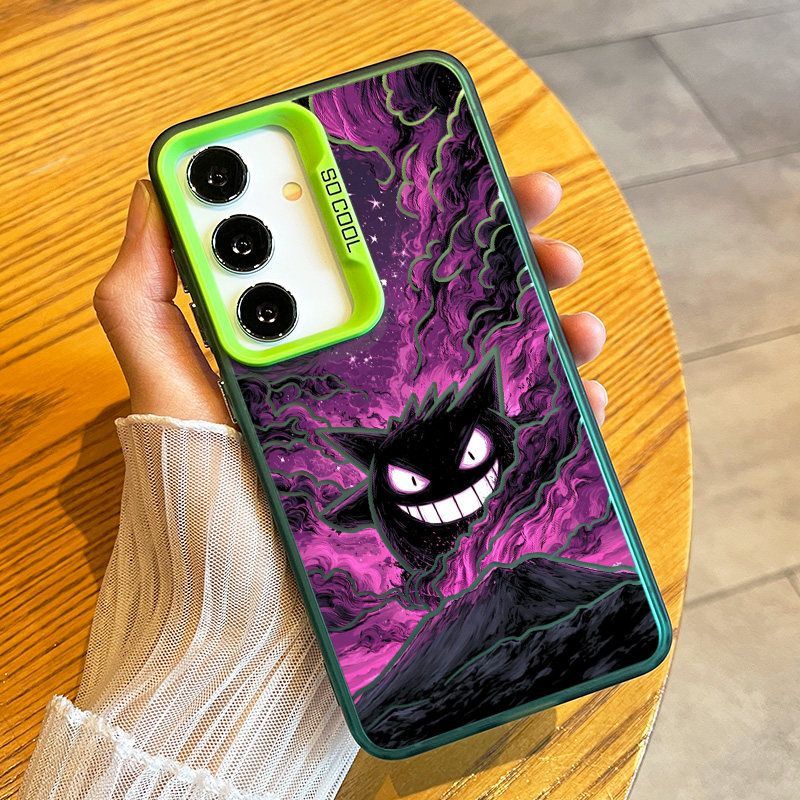 Pokemon Gengar Matte Shockproof Case for Samsung Mobile Phones