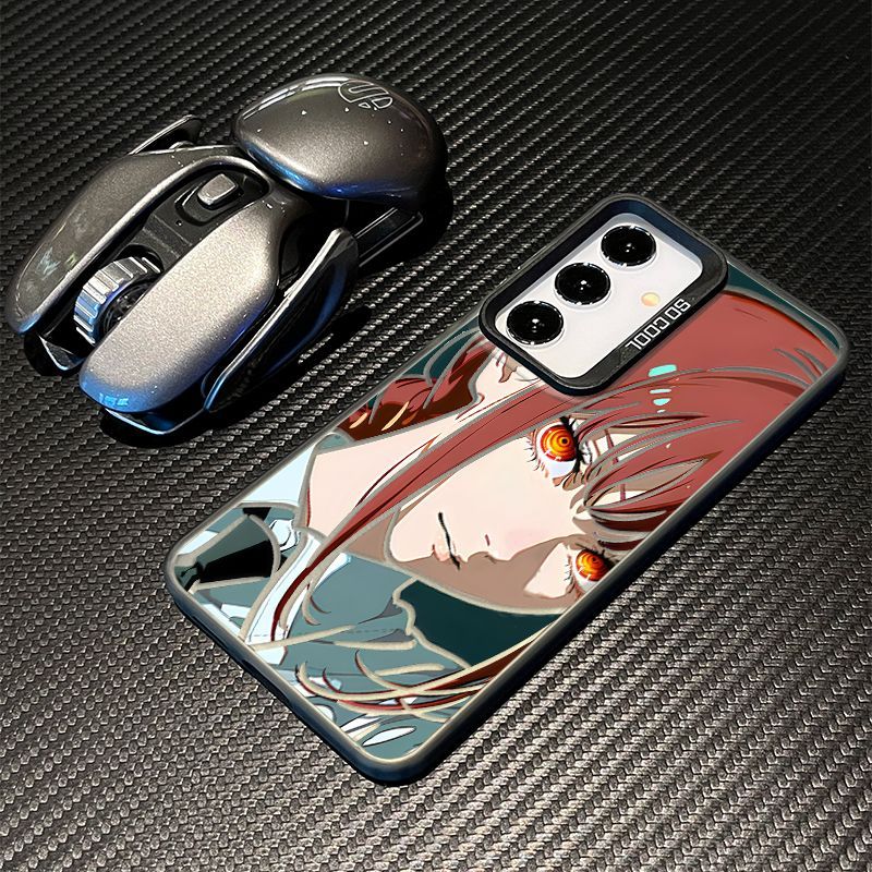Chainsaw Man Makima Full-Wrap Frosted Protective Cover for Samsung Phones