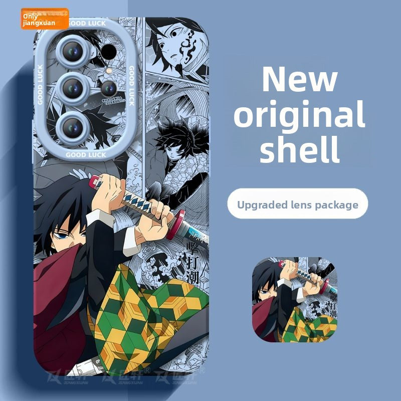 Demon Slayer Shockproof Soft Phone Case For Samsung Phones