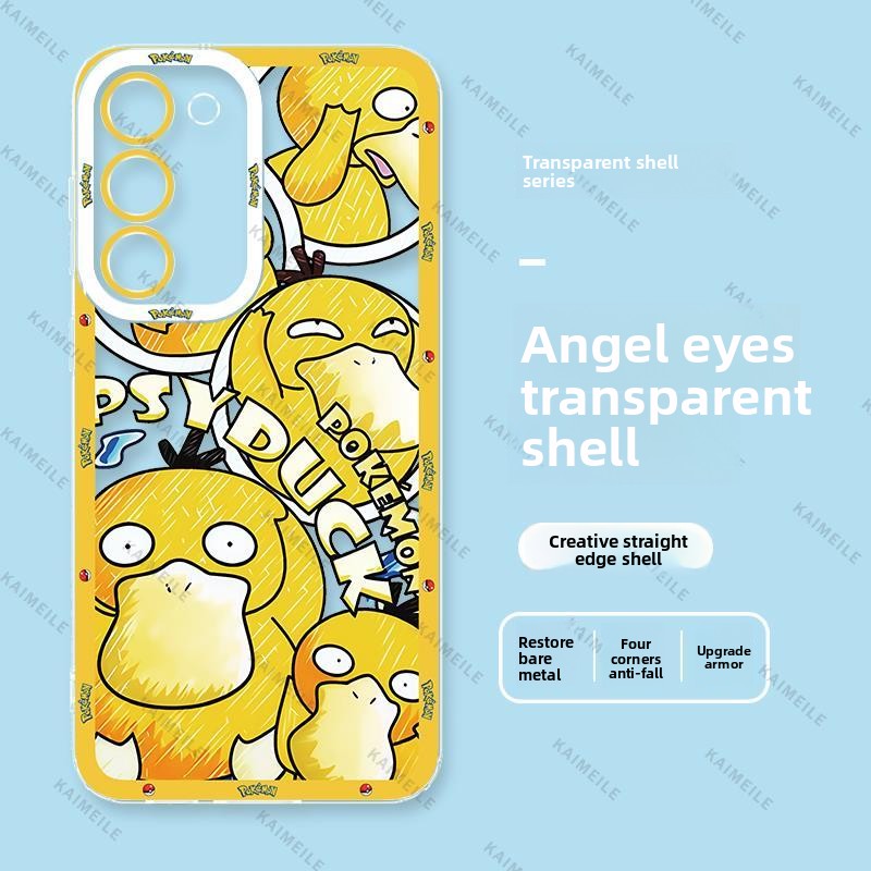 Pokémon Transparent Shockproof Phone Case for The Samsung Galaxy