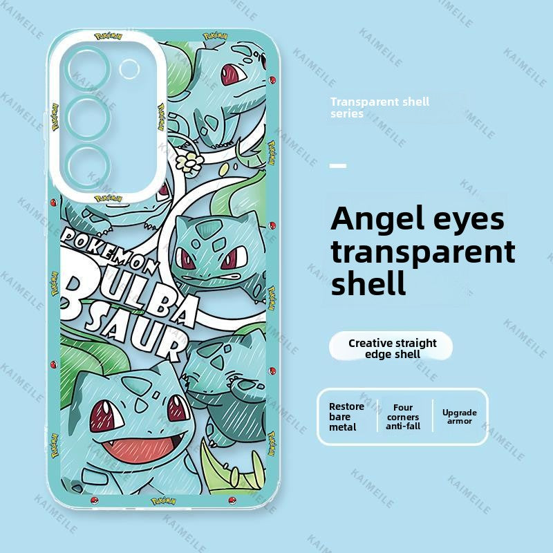Pokémon Transparent Shockproof Phone Case for The Samsung Galaxy