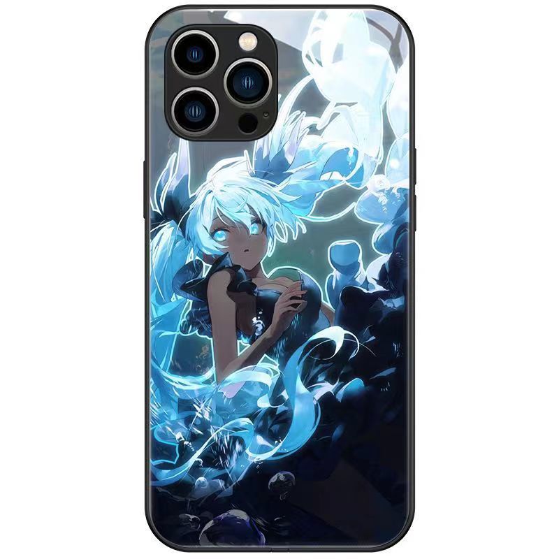 Anime Hatsune Miku Glowing Phone Case For iPhone