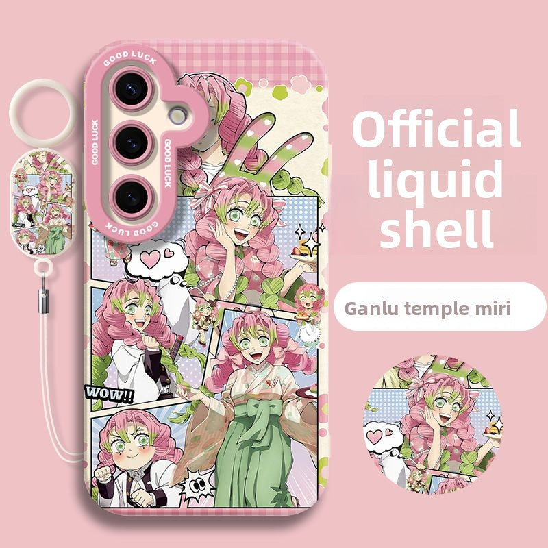 Demon Slayer Liquid Silicone Soft Case for Samsung Phones